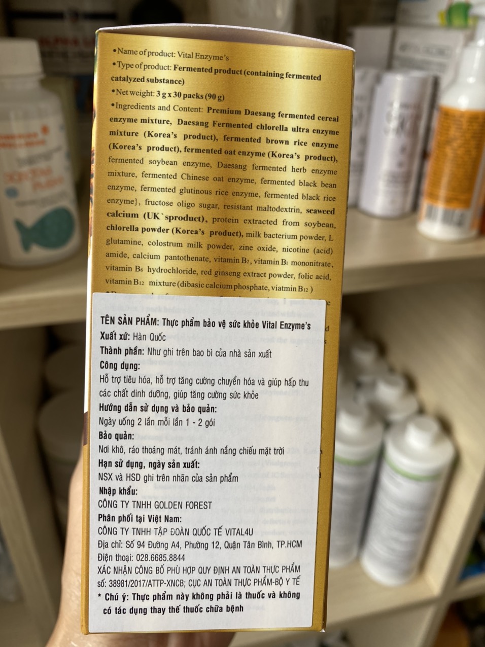 enzyme vital tiêu hóa