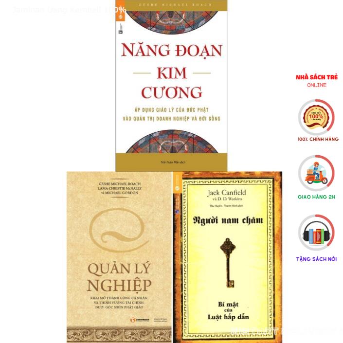 Sách - combo năng đoạn kim cương + quản lý nghiệp + người nam châm - thái hà