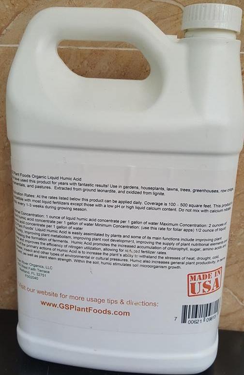 [HCM]Phân bón hữu cơ Humic Acid 100ml (Chiết từ can 1 gallon - Hàng Mỹ)