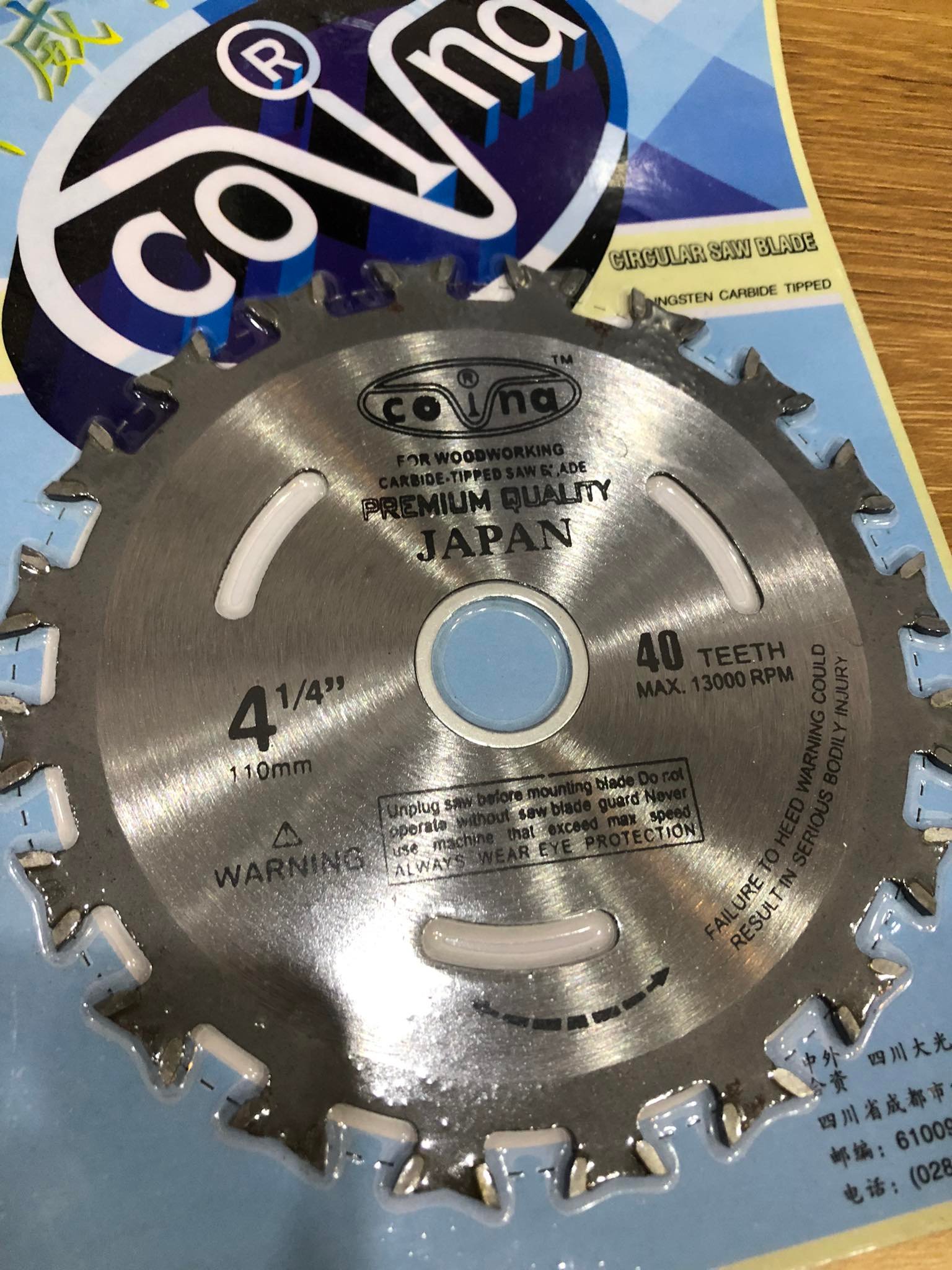 lưỡi cắt gỗ 2 mặt phi d110mm