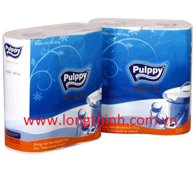 Khăn giấy đa năng Pulppy 2 lớp