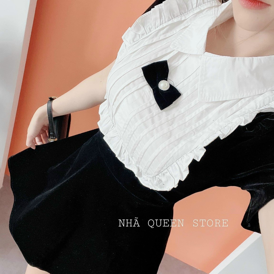 Đầm Bèo Dập Ly Đính Nơ