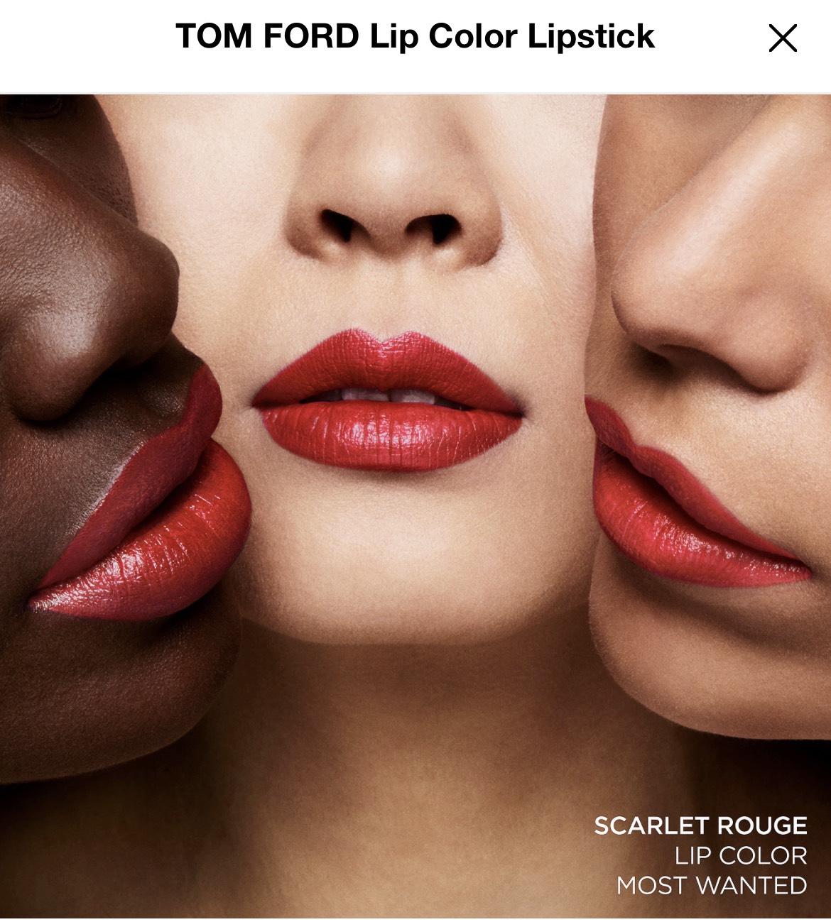 SON MÔI TOM FORD MÀU 03/16/80 - SIZE MINI 1G (Hàng nhập Mỹ)
