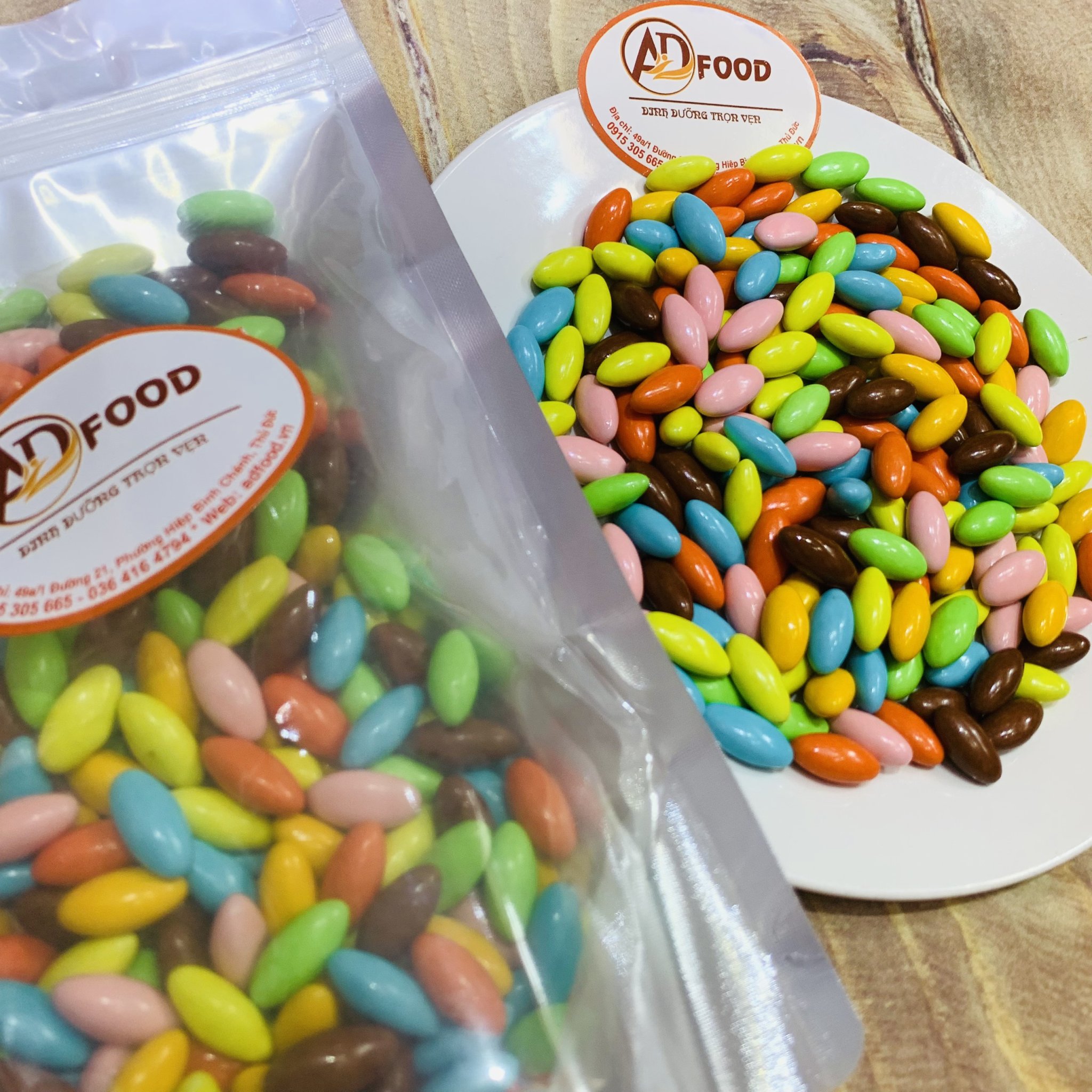 100gr kẹo socola nhộng hàng loại ngon