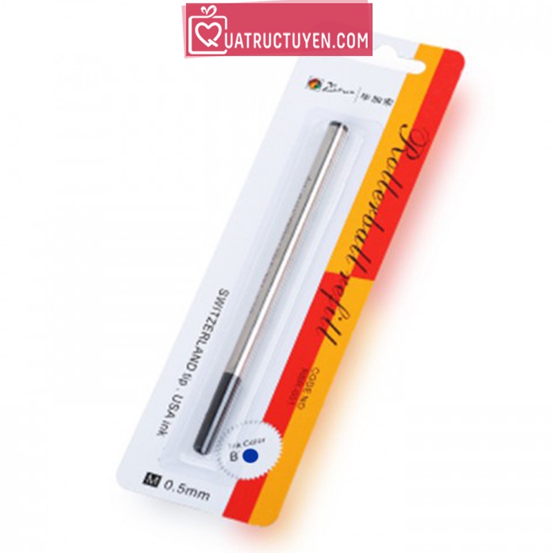 Ruột bút ký dạ bi Picasso màu xanh ngòi 0.7mm