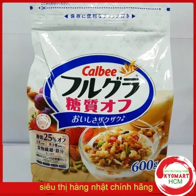 [HCM]Ngũ cốc trái cây Calbee Nhật Bản- Màu Trắng 600g [date T12/2021]