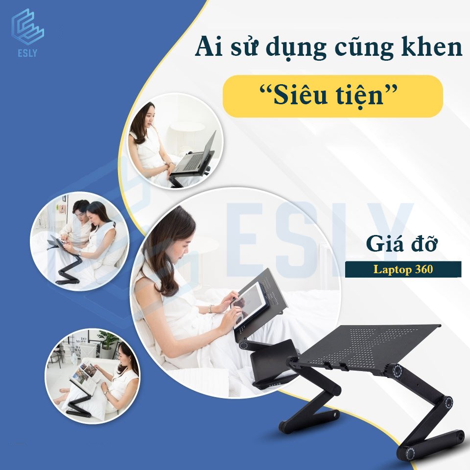 [HCM]Giá Đỡ Laptop 360 Độ EASYR