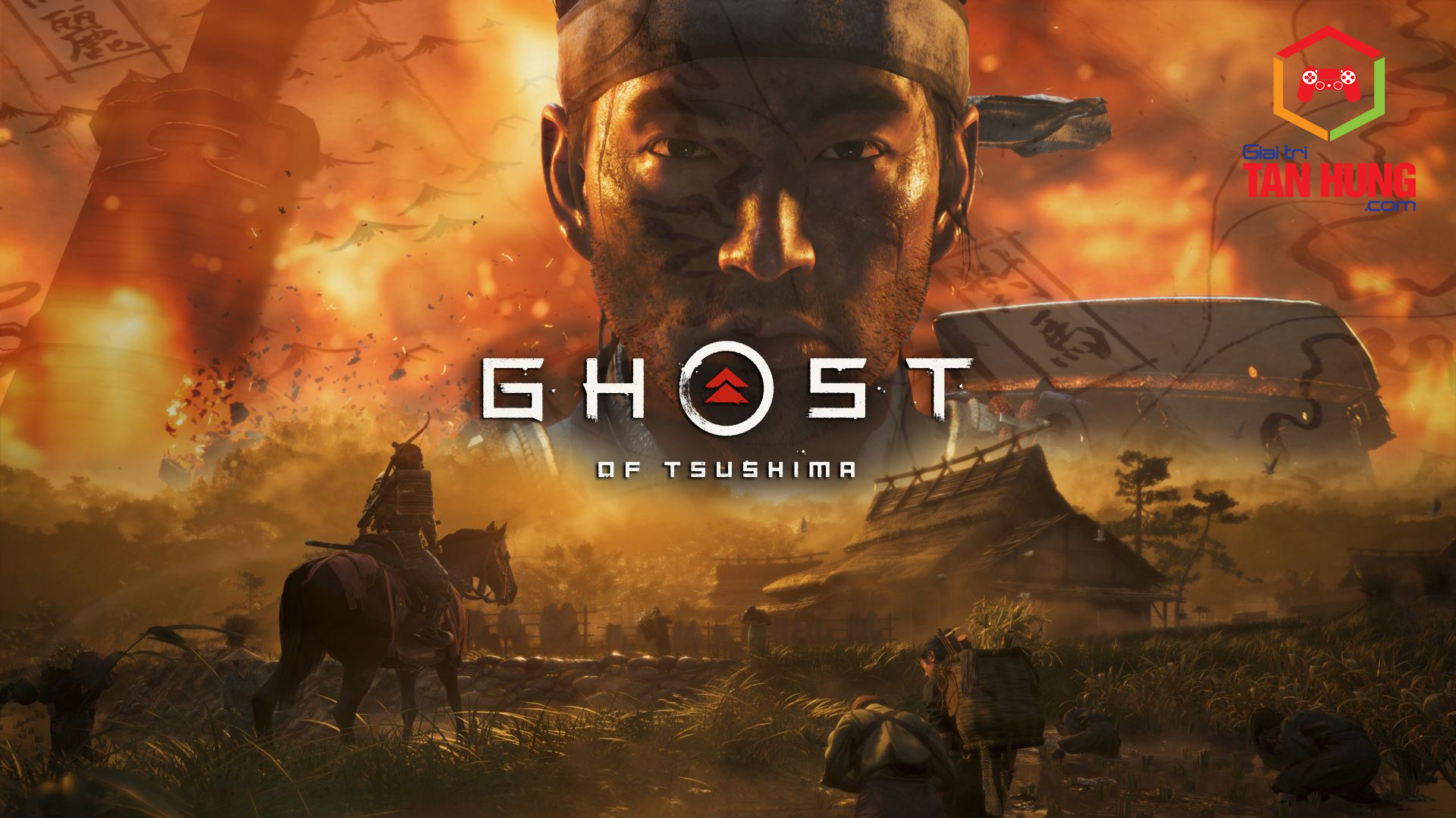 Đĩa Game Ps4 Ghost of Tsushima