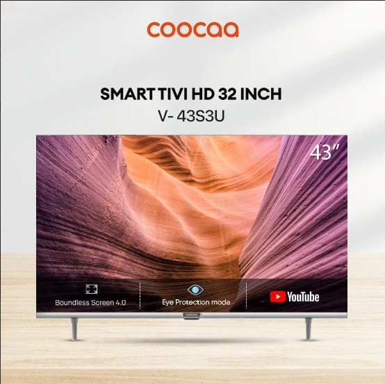Smart Tivi Coocaa Full HD 43 Inch 43S3U