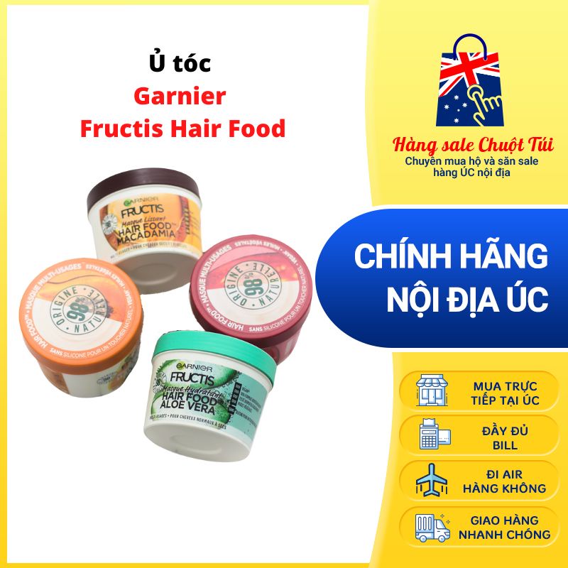 Ủ tóc Garnier Fructis Hair Food [Hàng nội địa Úc - đủ bill]