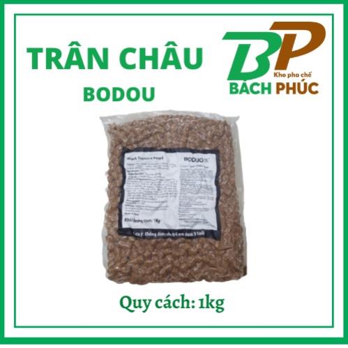 Trân châu đen bodou 1kg - trân châu đen dẻo dai - nguyên liệu trân châu đường đen - kho pha chế đà nẵng