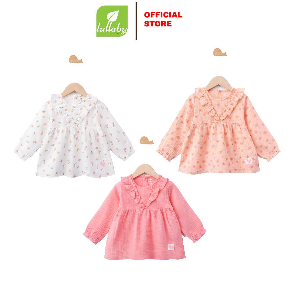 LULLABY - NH258V - Áo bé gáiái dài tay