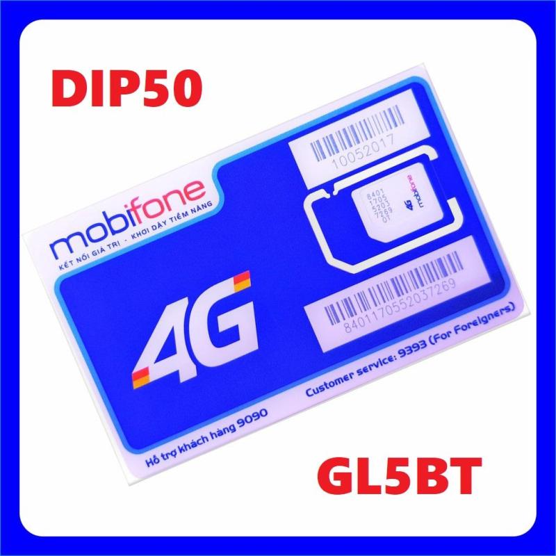 Sim 4g DTHN ,DIP50 Mobifone chỉ 50k/tháng max băng thông, sim dùng cả năm.