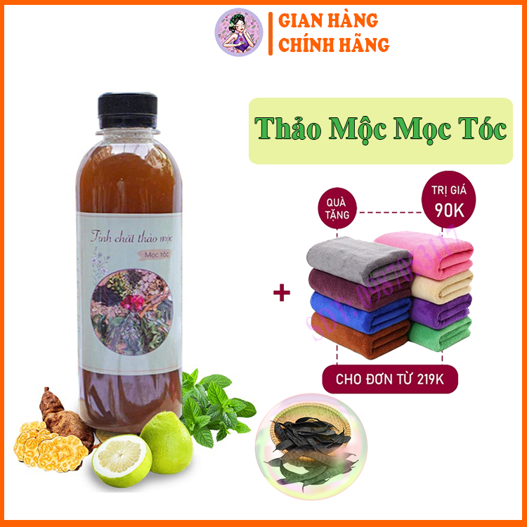 Tinh chất thảo mộc mọc tóc, tóc mọc siêu nhanh, siêu dài, siêu dày, mộc nhan natural