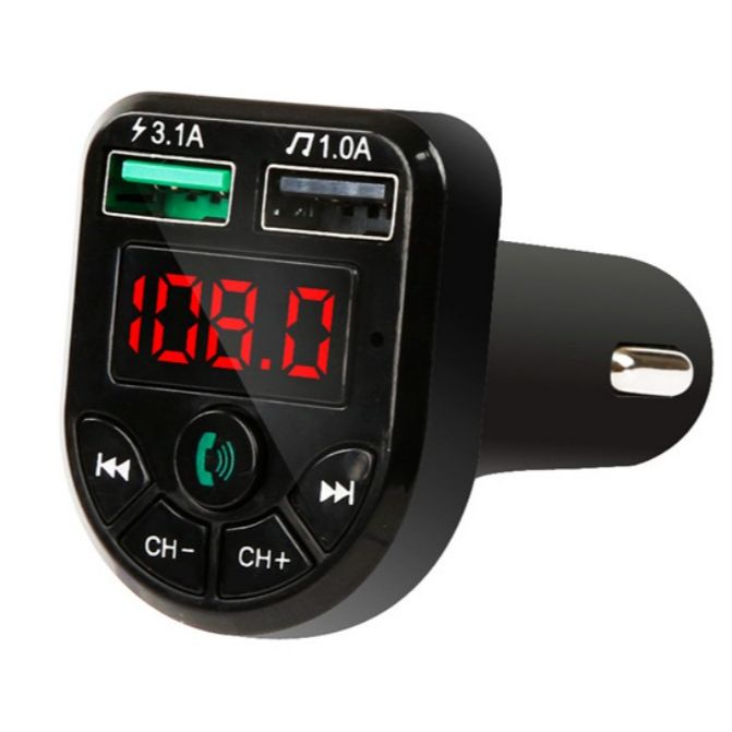 [BTE5]  Tẩu Không Dây MP3 Tẩu Sạc Bluetooth Kết Nối Điện Thoại Qua Bluetooth Kết Nối Dàn Âm Thanh Trên Xe Qua Sóng FM
