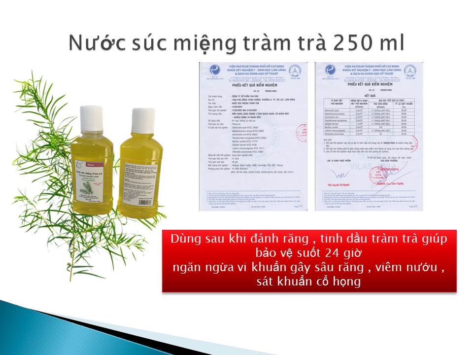Nước súc miệng tràm trà 250 ml