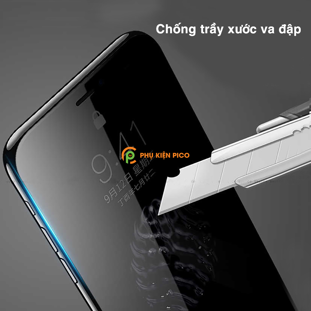 Cường lực chống nhìn trộm Iphone 7 Plus full màn hình - Dán màn hình Iphone 7 Plus