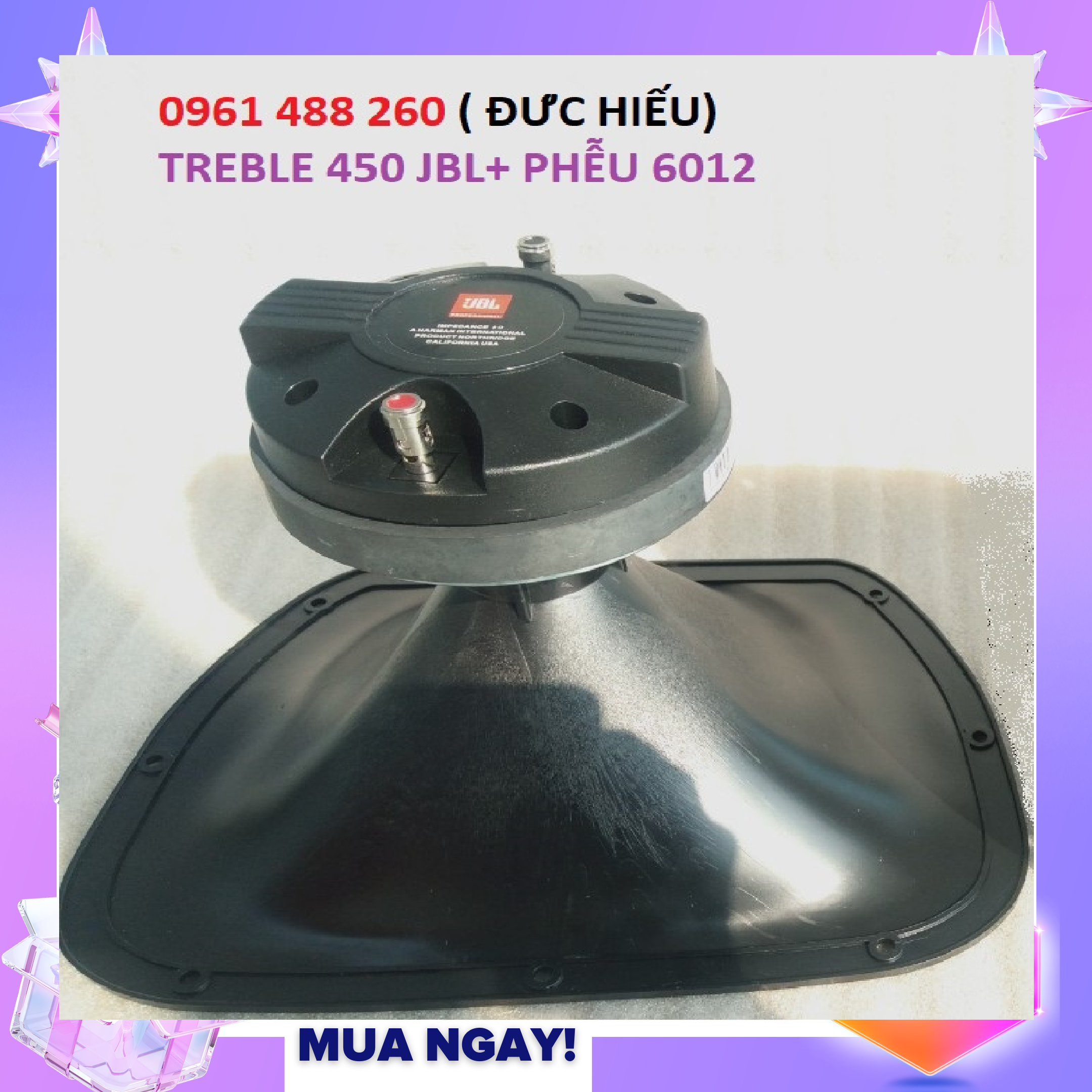 combo 1 loa treble 450 jbl và phễu 6012