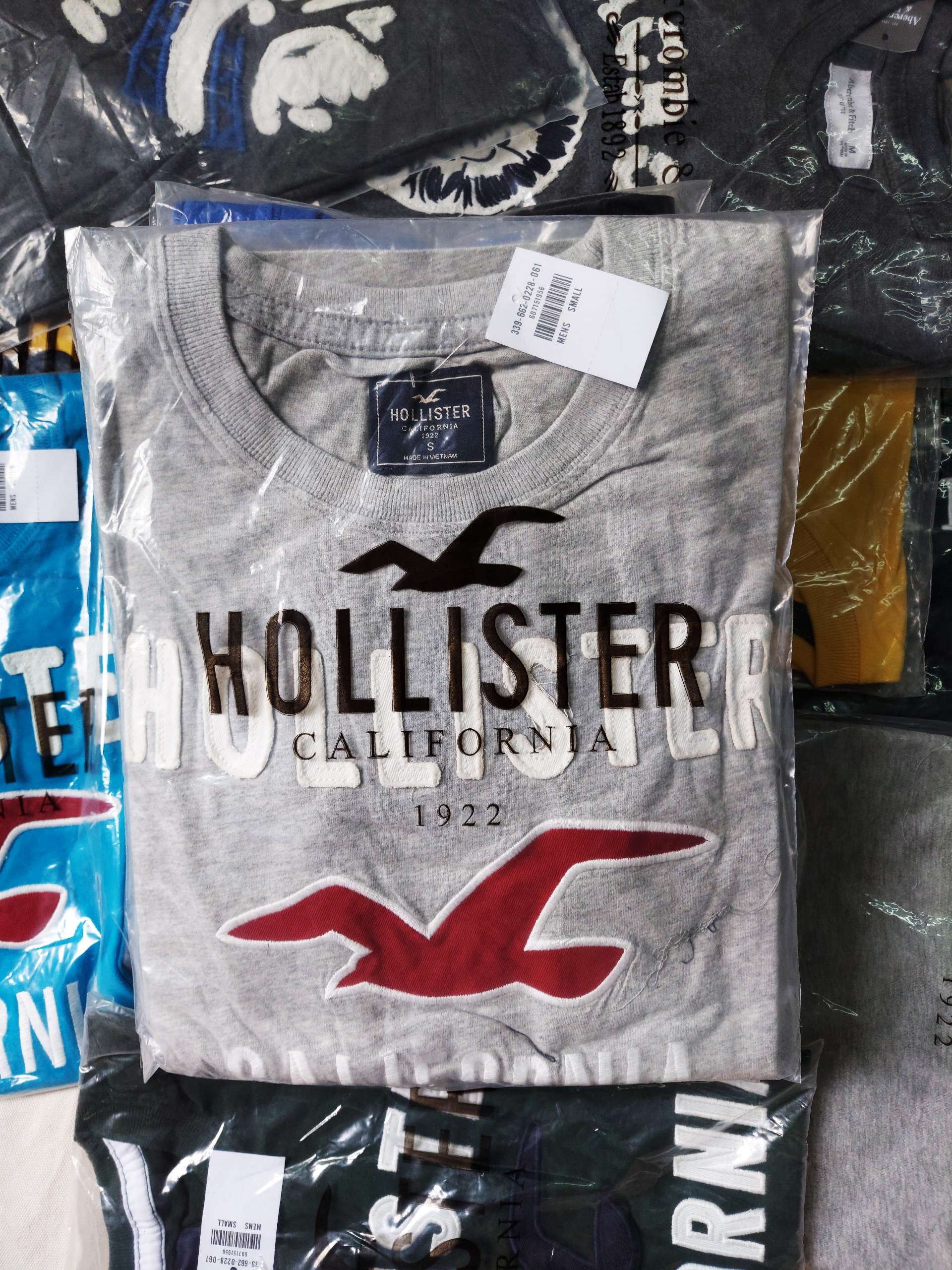 Áo thun Hollister California Gray new