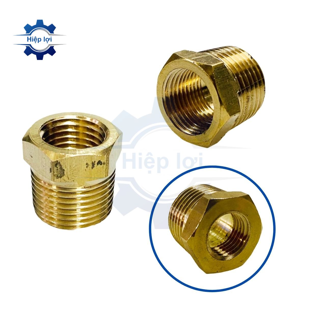 Cà rá thau nối ren trong ngoài – nối chuyển ren đồng thau – bền, dễ lắp, chống rò rỉ