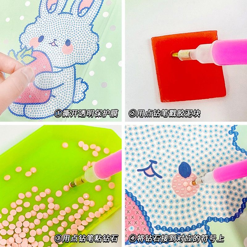 Tranh đính đá công chúa size 20x20  NGỌC THỊNH
