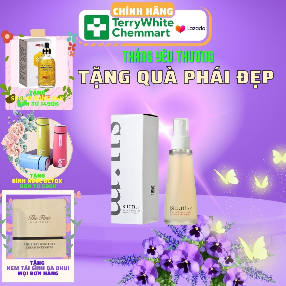Xịt khoáng nước thần" Sum"