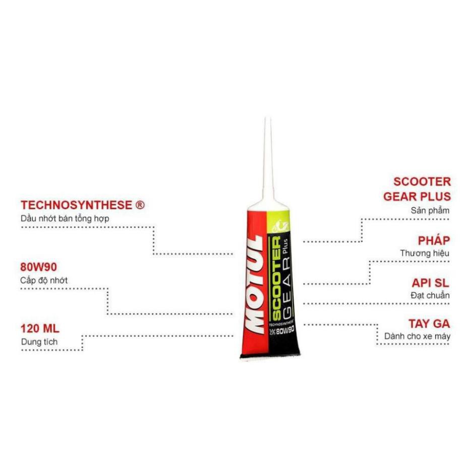 [HCM]Nhớt Láp Motul Scooter Gear Plus 80w90 120ml