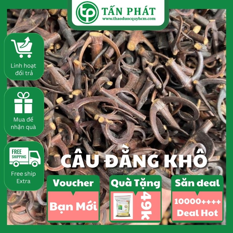 [Hàng Mới Về] Câu đằng sấy khô 100g -  Tấn Phát - Chuyên dùng để pha trà thanh nhiệt giải độc cực hiệu quả