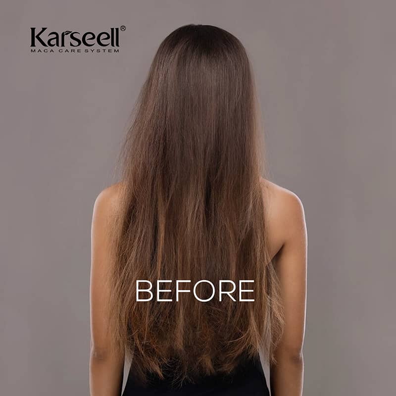 Phục hồi tóc nát Keratin Karseell Maca dạng kem 500ML