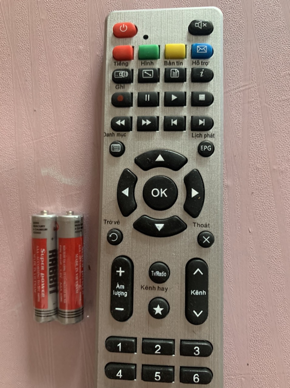 REMOTE ĐIỀU KHIỂN ĐẦU THU TRUYỀN HÌNH MOBITV REMOTE MOBITV