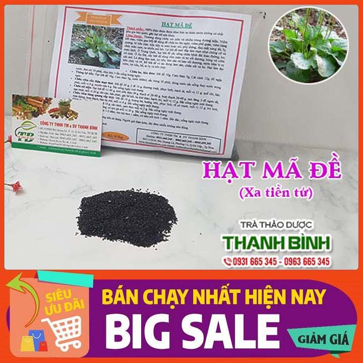 Hạt mã đề 100g - hàng công ty 100% tự nhiên