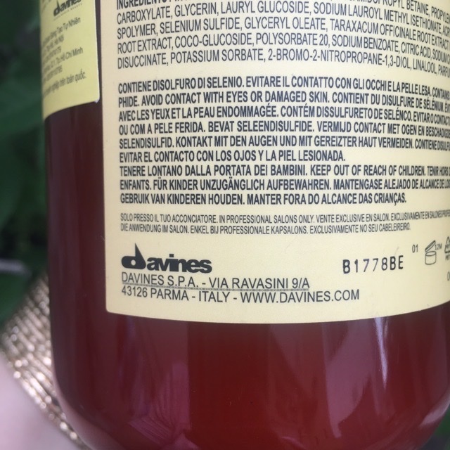 Dầu gội  ngăn gàu Davines Purifying Shampoo 1000ml