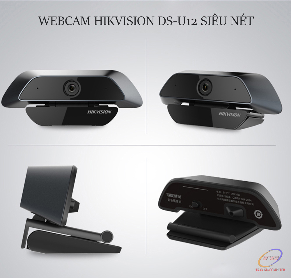 Webcam Hikvision DS-U12 độ phân giải (1920×1080) siêu nét