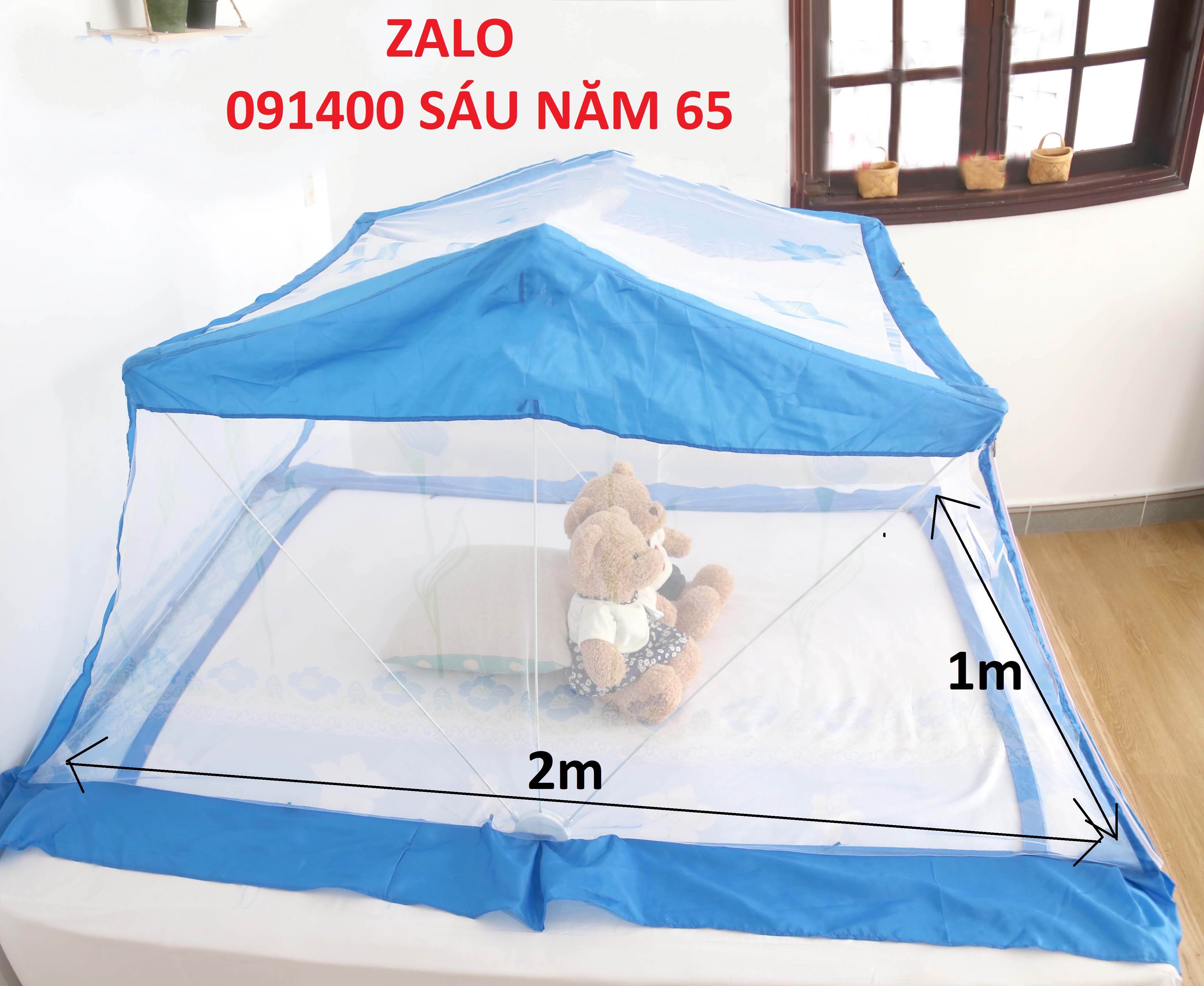 Mùng Xếp Thông Minh Hưng Ngân 1mx2m