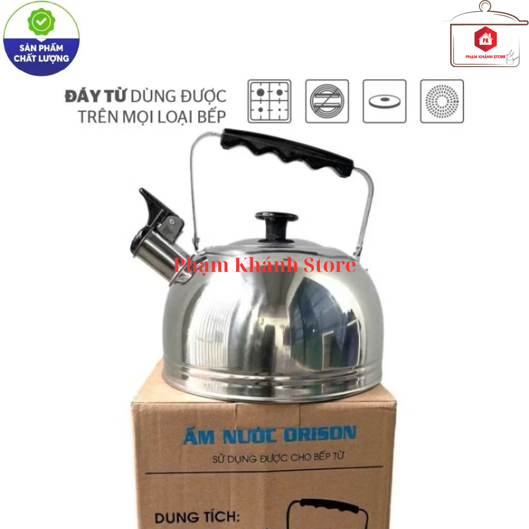 Ấm Reo Đun Nước  Đáy Từ Orison 3.5L Cao Cấp