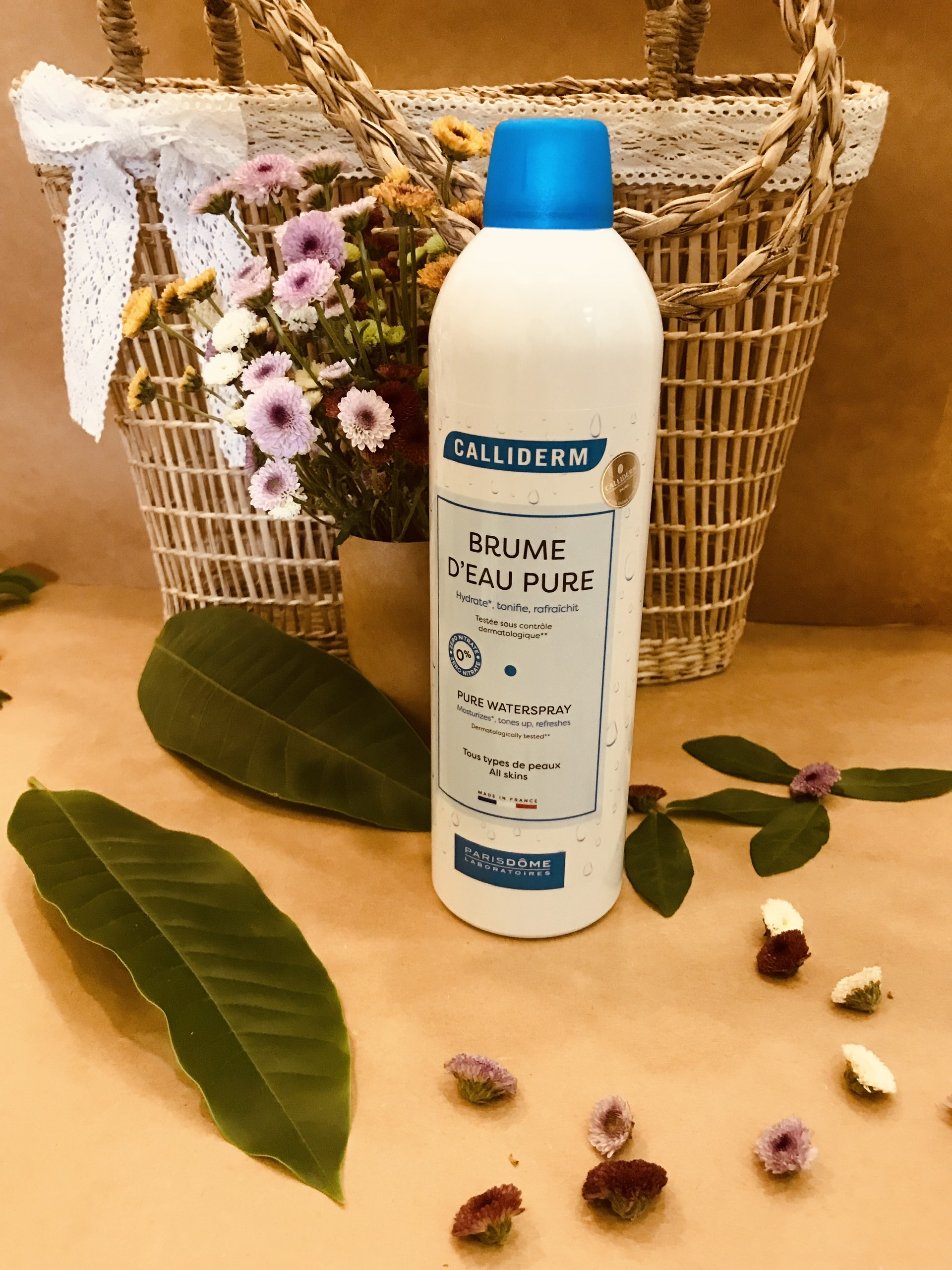 Xịt Khoáng Dưỡng Da Calliderm - Pháp 400ml