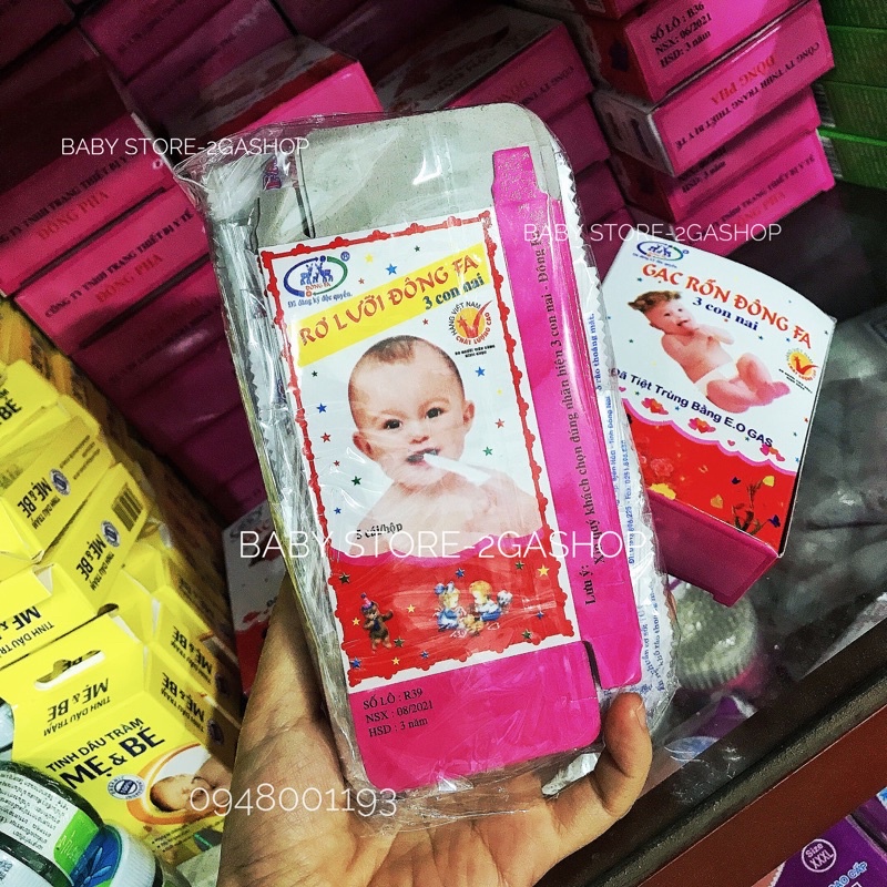 [Hoàn Tiền 10%]Rơ lưỡi trẻ em Đông Pha (Sét 50 chiếc)