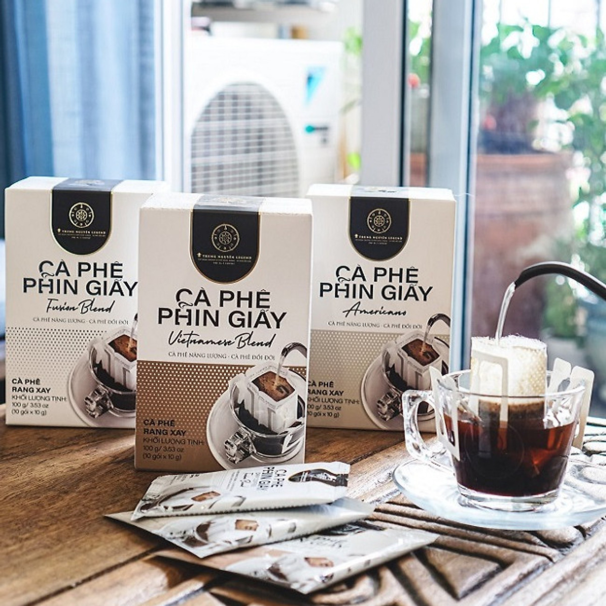 Cà Phê Phin Giấy Trung Nguyên Vietnamese Blend( Hộp 10 túi)