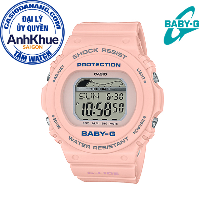 Đồng hồ nữ dây nhựa Casio Baby-G chính hãng Anh Khuê BLX-570-4DR (43mm)