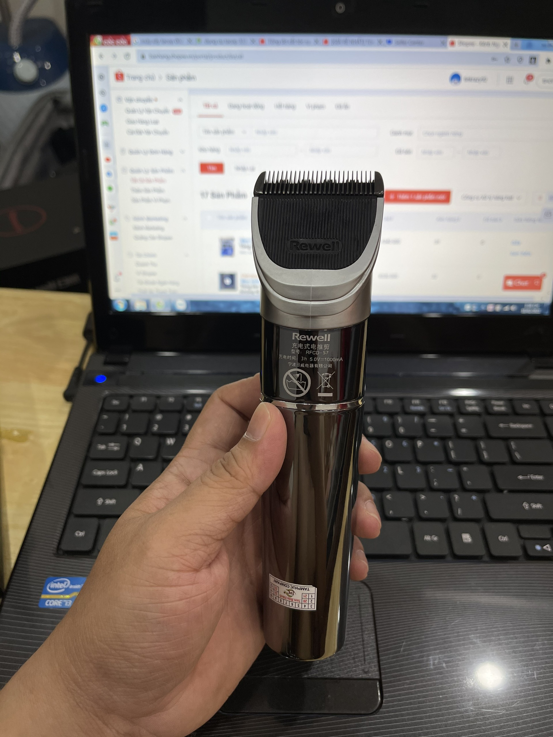 [HCM]Tông Đơ Điện Rewell RFCD-S7
