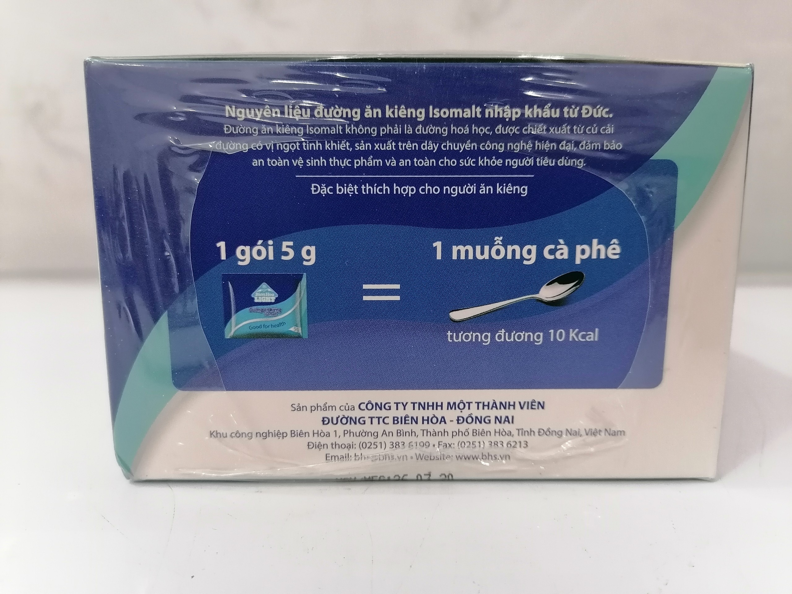 [Hộp 250g (50 gói x 5gram)] ĐƯỜNG ĂN KIÊNG [VN] BIÊN HÒA Isomalt (bph-hk)