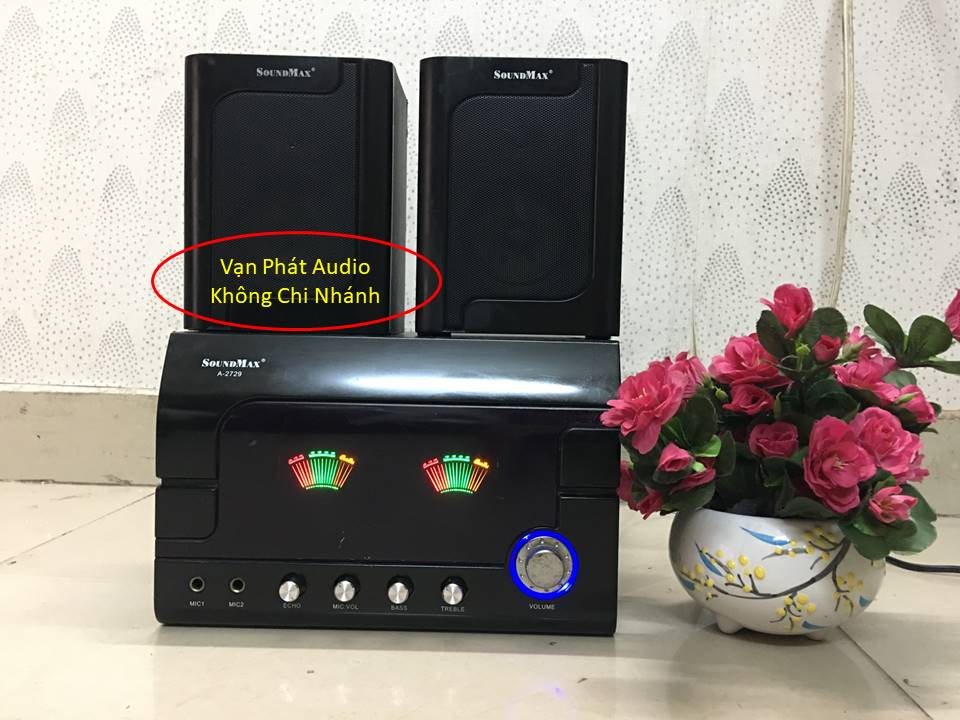 Loa SoundMax 2729 Có Màn Hình - qua sử dụng ( TẶNG DÂY 3.5 NGHE ĐIỆN THOẠI )