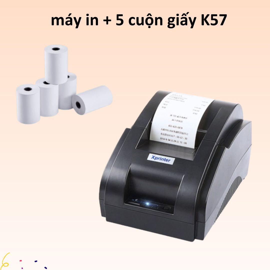 Máy in hóa đơn XPRINTER XP 58IIH Kết nối cổng USB + Bluetooth