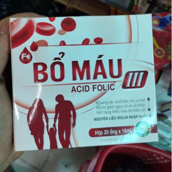 Fe bổ máu Acid Folic III bổ sung sắt và acid folic