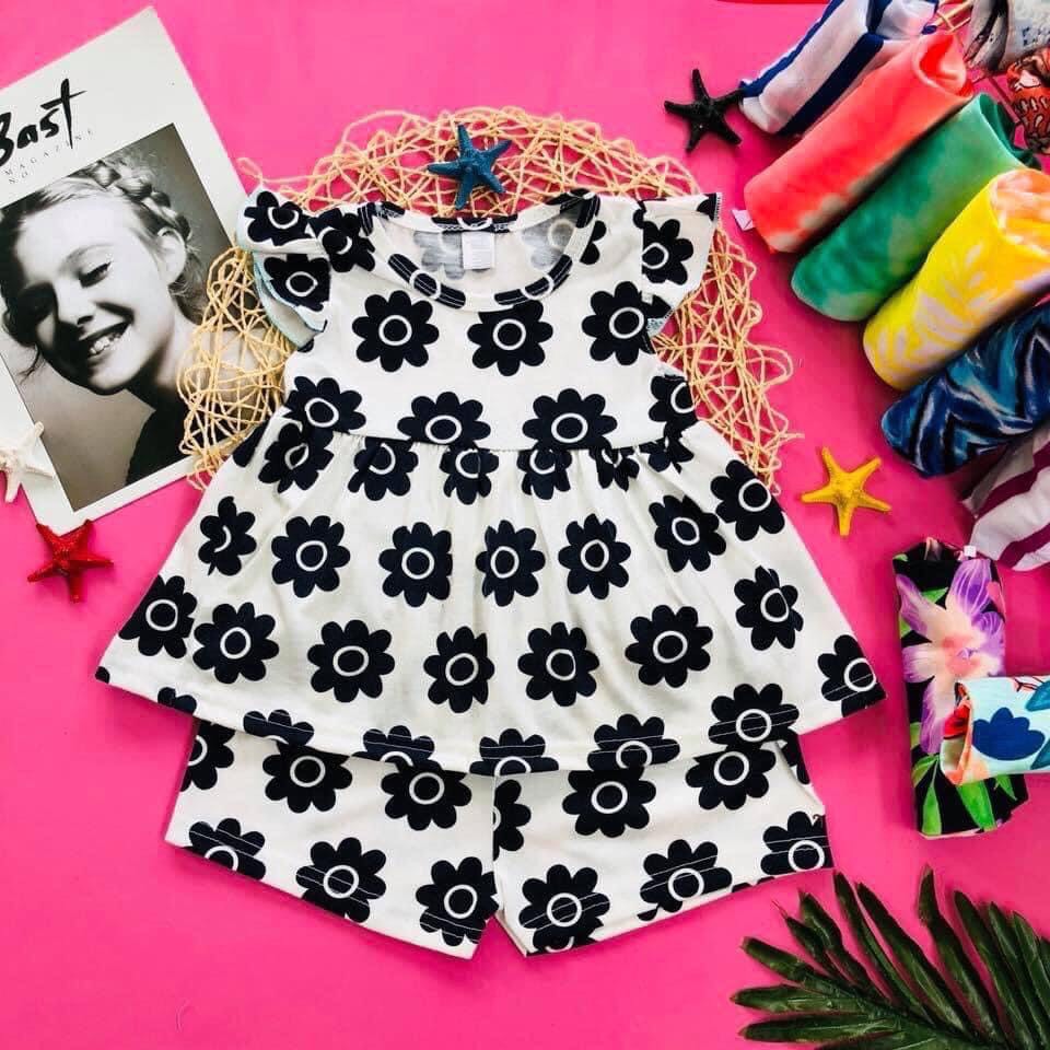 (HÀNG CÓ SẴN) combo 5 bộ cánh tiên cho bé 5 - 20kg thun cotton
