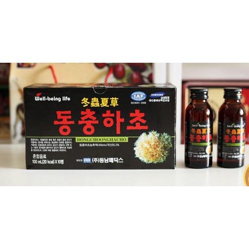Nước ĐÔNG TRÙNG Hàn Quốc (100ml/Chai) X Hộp 10 Chai