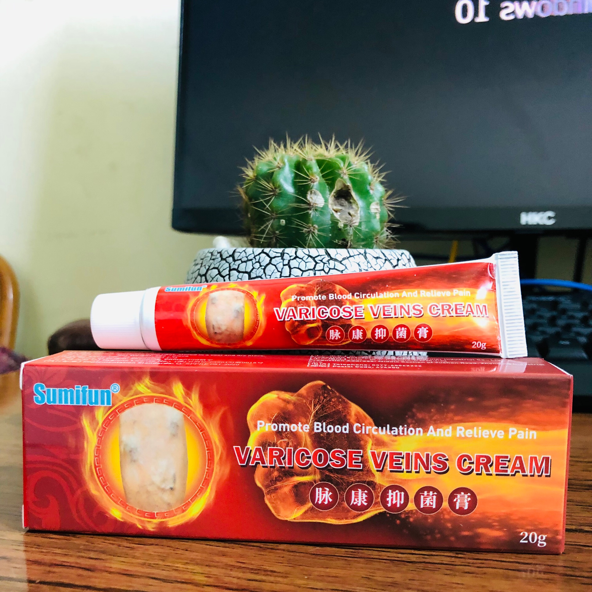 Combo 5 tip tip kem bôi giãn tĩnh mạch, suy giãn tĩnh mạch típ 20gr