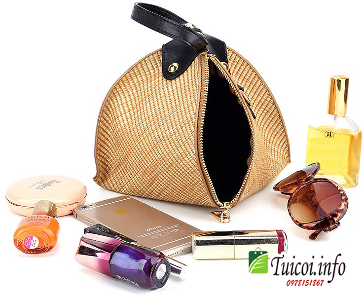 [Giá gốc tại xưởng]Túi cói hộp hình bánh ú