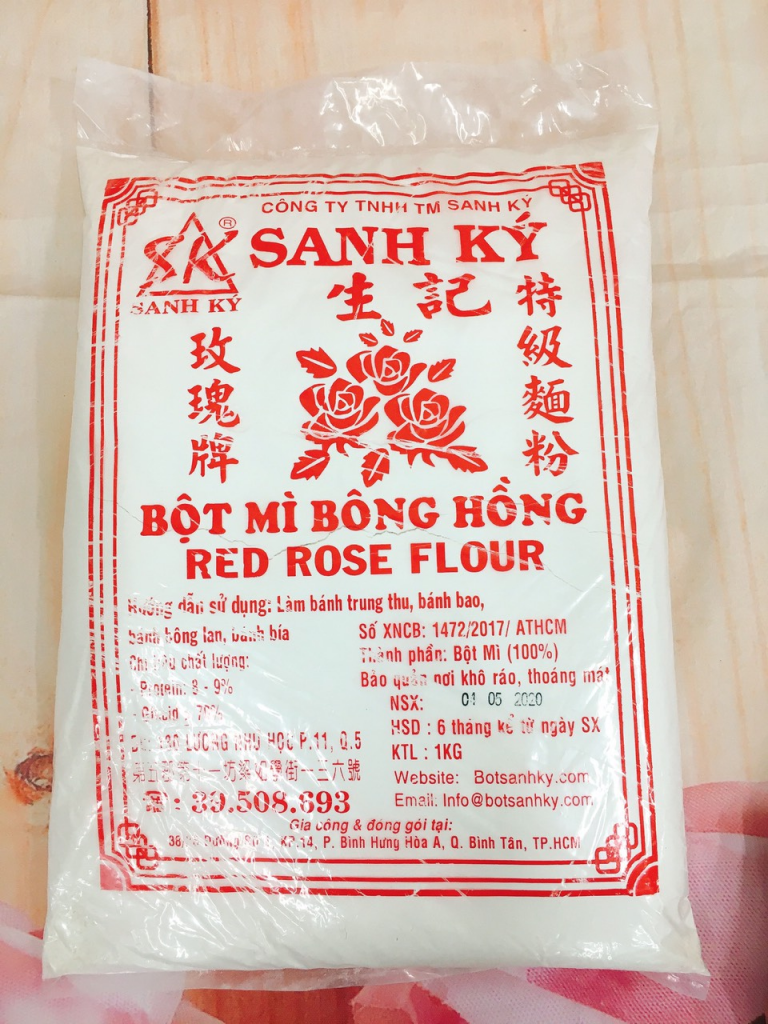 Bột Mì Bông Hồng Đỏ Sanh Ký (1kg)