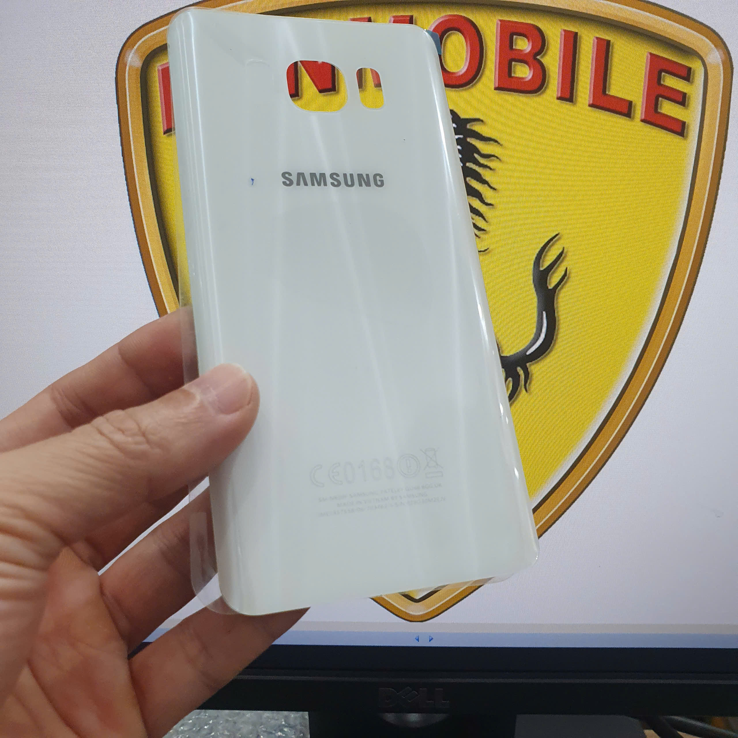 Back Cover (Free Glue) - Zin Border Compatible with Ss Note 5, Type 1